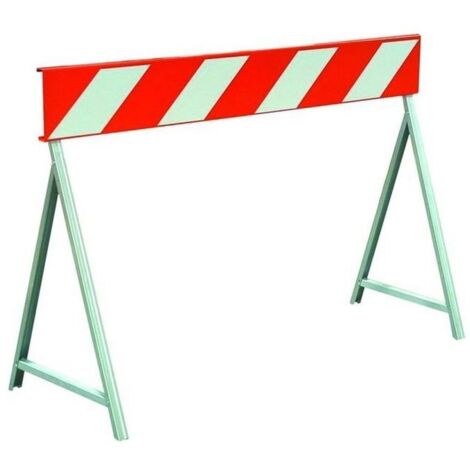 Barriere Segnaletiche Fisse Bianca/Rossa Cl.I Cm. 120X20 2Pz