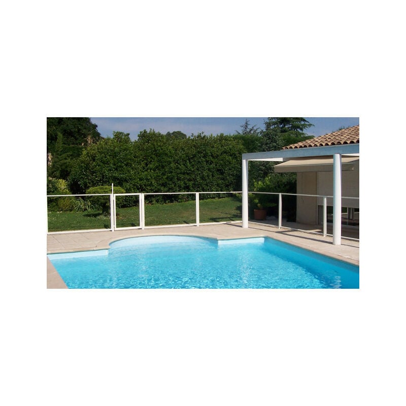 Panneau transparent 1 mètre pour barrière de piscine