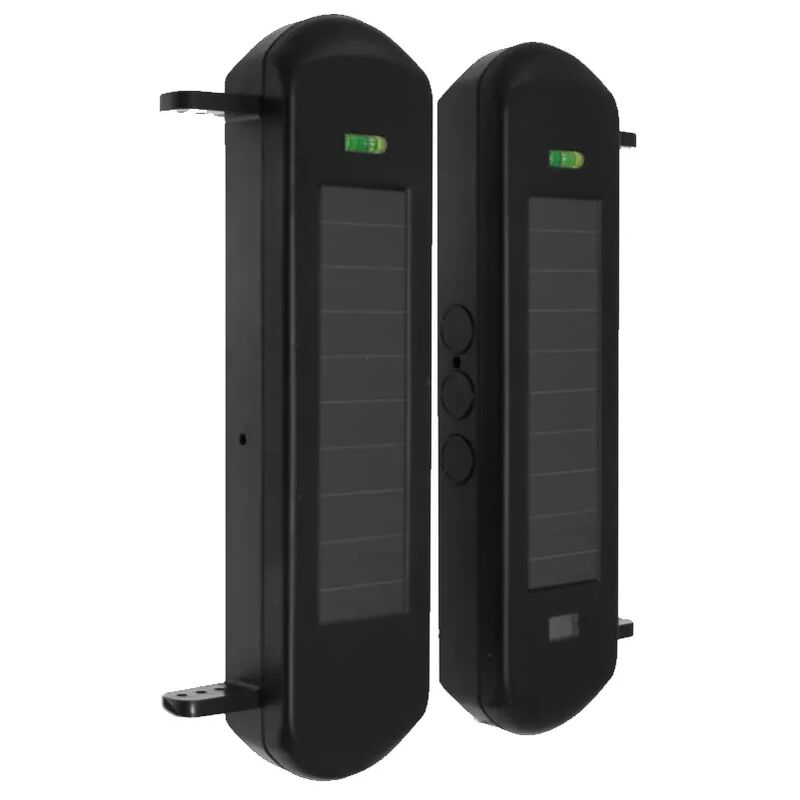 Ultra Secure - Barrières supplémentaires 1B infrarouges 900 mètres solaires extérieures autonomes sans-fil détection passage (DA600+)