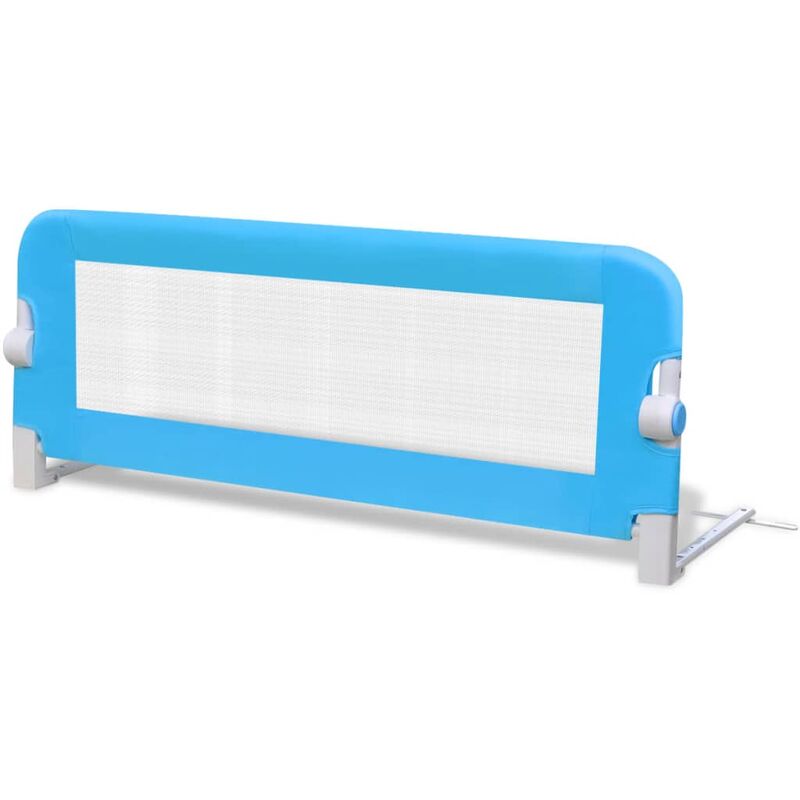 Vidaxl - Barrière de lit pour enfants 102x42 cm Bleu Bleu