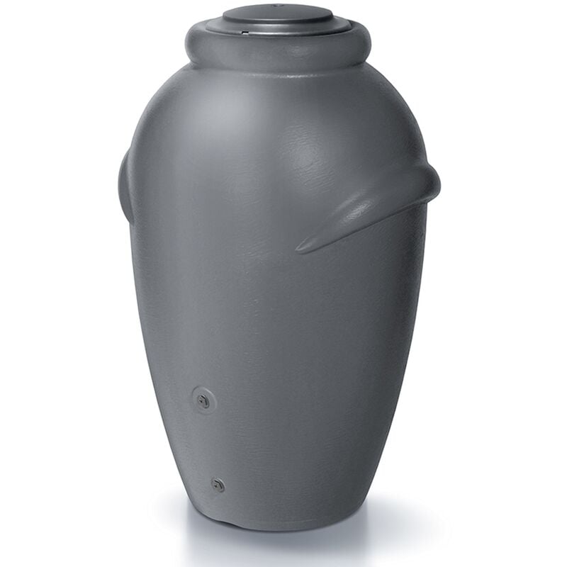 

Barril de agua de lluvia 360L Aquacan Brick de plastico en color gris grafito 80 (largo) x 72 (ancho) x 120 (altura) cm