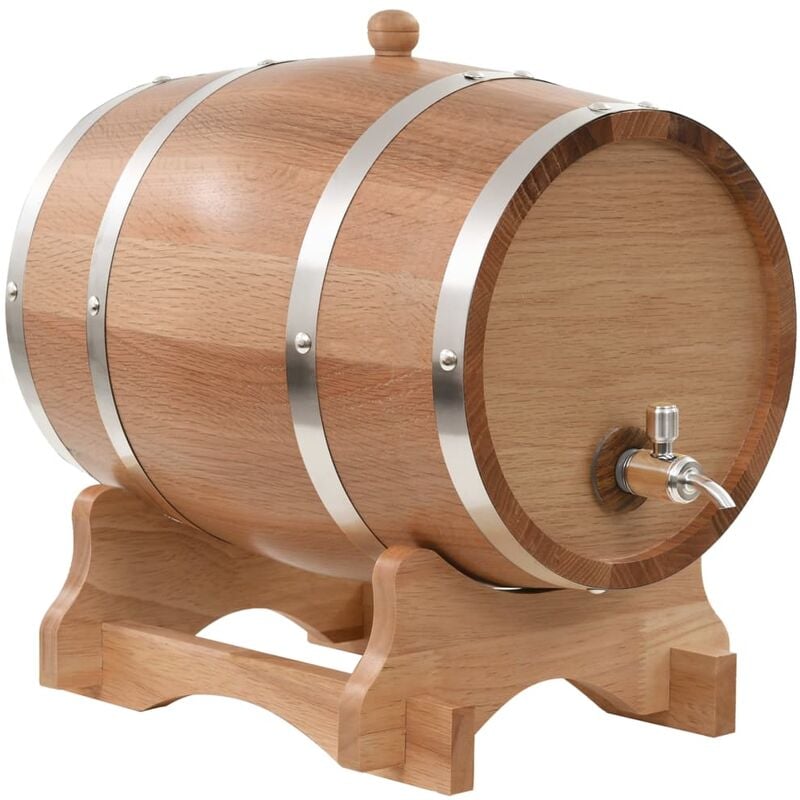 

Barril de vino con grifo madera de roble macizo 12 L