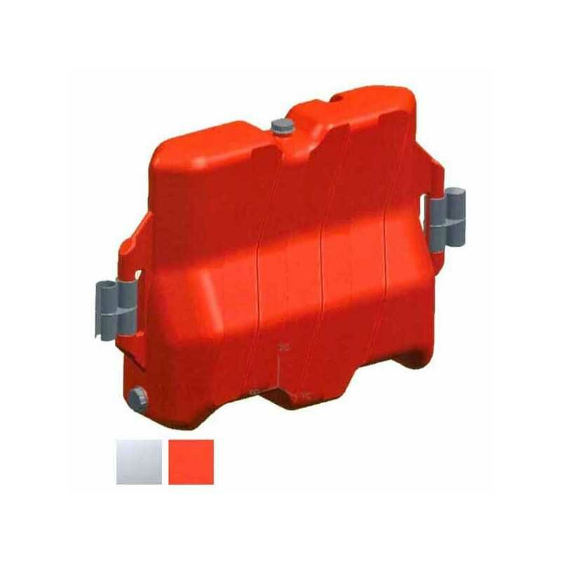 Cfadda - Barrière de protection en plastique rouge 113X40 h 75
