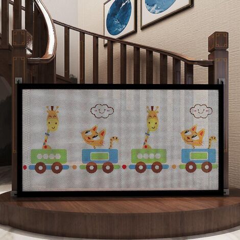 barrire De Scurit Extensible Imprime Pour Bb (l89cmh85cm), Barrire De Scurit Amliore Pour Escaliers, Barrire De Scurit Amovible Pour Enfants Dans