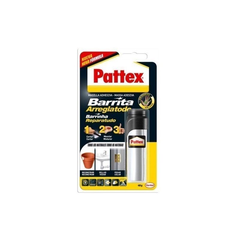 

Barrita Arreglatodo 48 Gramos Masilla Bicomponente Pattex