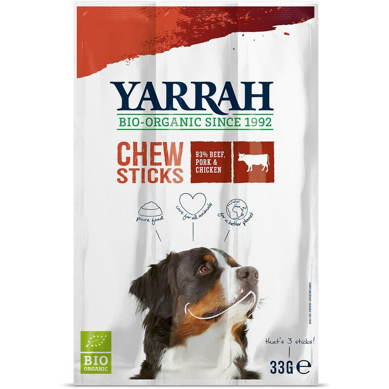 

Barritas masticables para perros 3 x 11 g - Yarrah