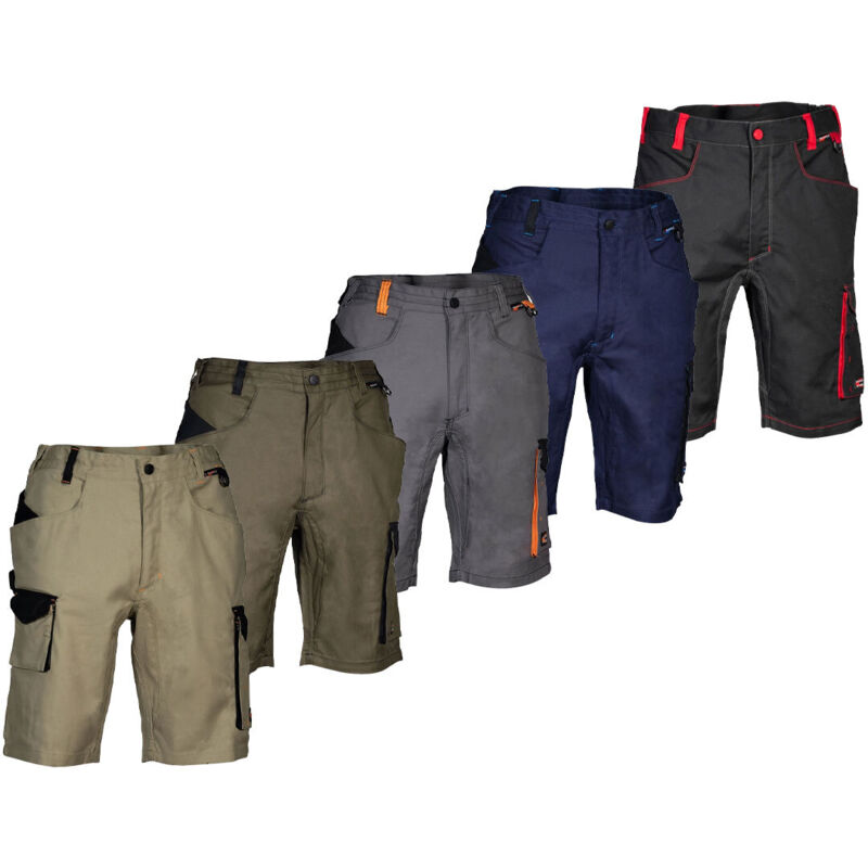 Pantalones cortos de trabajo multibolsillos Cofra Liegi - 50 (eu) - Antracita