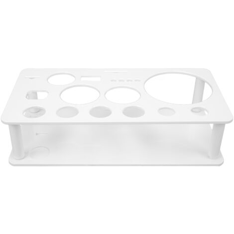 Bartender Kit Stand Detachable Space Saving Odorless Multipurpose Plastic Bartending Tool Holder for Bar Home White Large