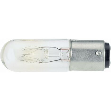 Barthelme 00100018 Kleinröhrenlampe 24 V, 30 V 6 W, 10 W BA15d  Klar 1 St.