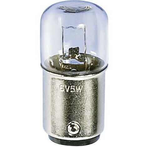 Barthelme 00143005 Kleinröhrenlampe 30 V 5 W BA15d  Klar 1 St.