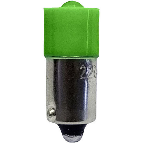 Barthelme 53120613 LED-Signalleuchte Grün   BA9s 230 V/AC