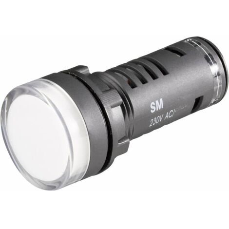 Barthelme 58602415 Luce di segnalazione a LED Bianco 24 V/DC, 24 V/AC