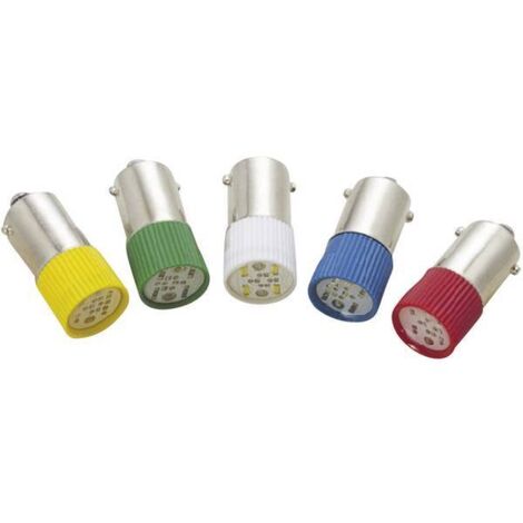 Barthelme 70113288 Luce di segnalazione a LED Bianco BA9s 24 V/DC, 24 V/AC 18 mA 3.8 lm