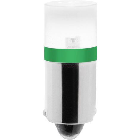 Barthelme 70113913 Voyant de signalisation LED vert BA9S 230 V/DC, 230 V/AC S033641
