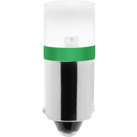 Barthelme 70113913 Voyant de signalisation LED vert BA9S 230 V/DC, 230 V/AC S033641