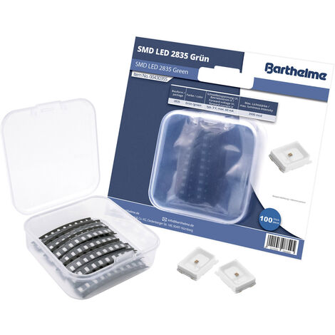 Barthelme  SMD-LED-Set  2835 Grün 1500 mcd 120 ° 60 mA 3 V 100 St. Bulk