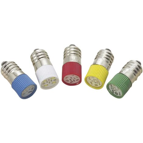 Barthelme Voyant de signalisation LED E10 blanc 220 V/DC, 220 V/AC 1.2 lm 70113388 Q65206
