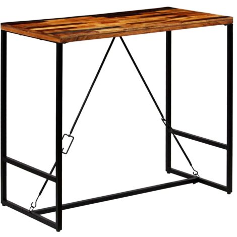 Bartisch Altholz Massiv 120x60x106 cm vidaXL