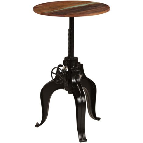 Bartisch Altholz Massiv 60x(76-110) cm vidaXL