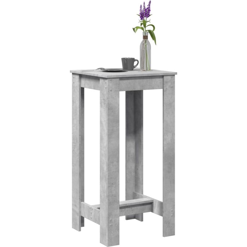 Bartisch Betongrau 51x50x103, 5 Cm Holzwerkstoff Vidaxl