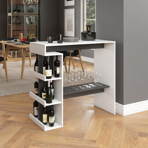 Bartisch Dana, Weiß, 108 x 50 cm, Vicco