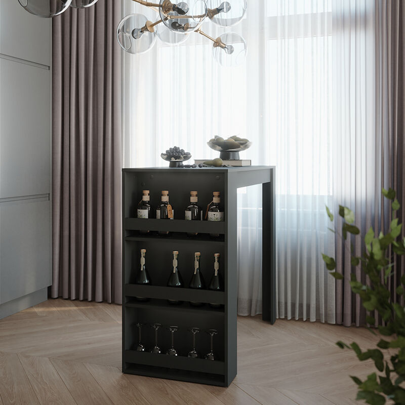 Bartisch Repose, Anthrazit, 57 X 117 Cm, Vicco