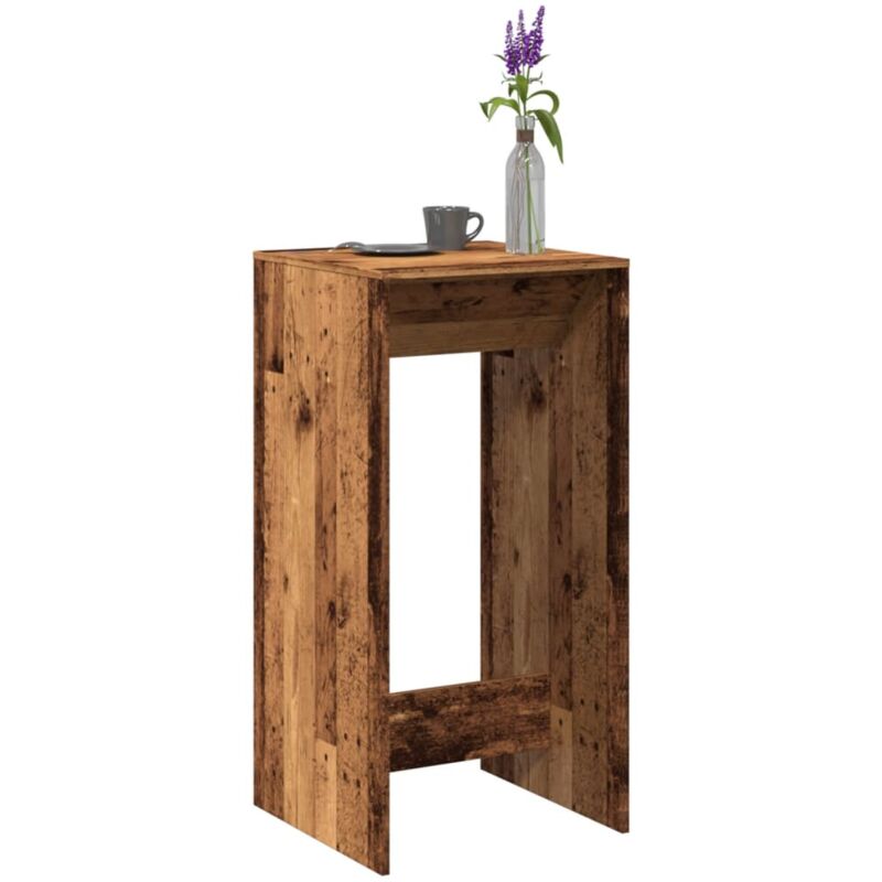 Bartisch Altholz-optik 51x50x103, 5 Cm Holzwerkstoff Vidaxl