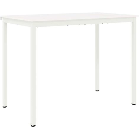 Bartisch Weiß 140 x 80 x 105 cm Massives Kiefernholz vidaXL