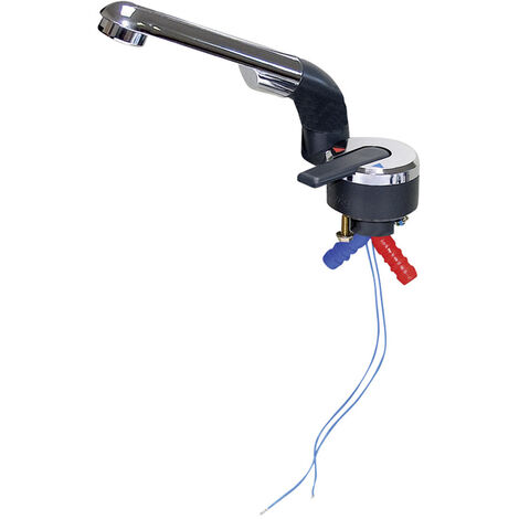 Barwig 20000-630 Einhebel-Mischarmatur Schlauch-Anschluss 10 mm Anthrazit, Chrom