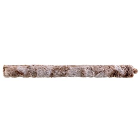 Bas de porte 80x10 cm - Imitation fourrure - Marron