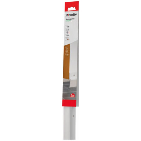 Bas de porte isolant à visser INVENTIV - Blanc - 1m