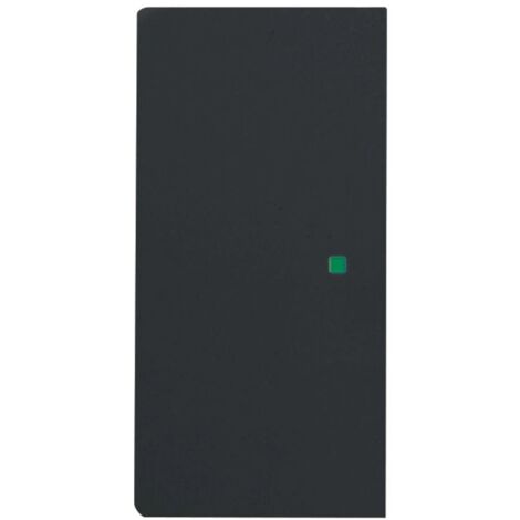 Bascle double sans impression gauche/droite noir mat