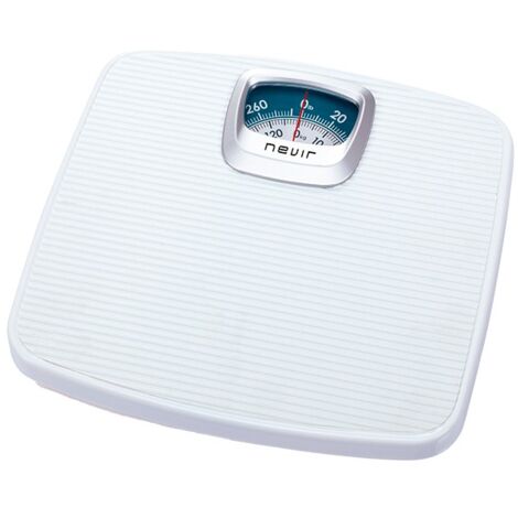 BASCULA BAÑO MECANICA BLANCA - 130 KG