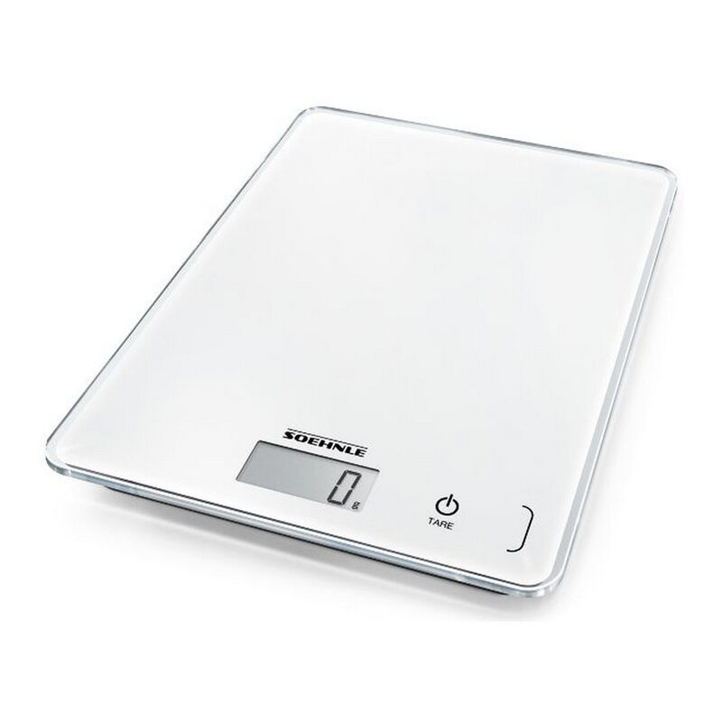 Soehnle - Báscula de cocina electrónica 5kg - 1g blanca - 0861501