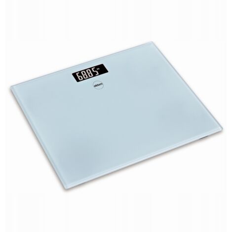 Báscula de baño digital ELDOM LCD de cristal, 150 kg, color blanco