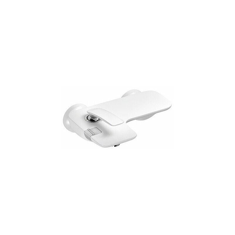 

Báscula de baño-ducha de cromo blanco