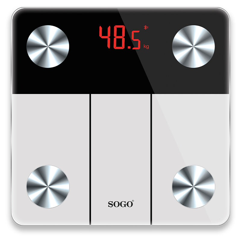 

Báscula de baño eléctrica,180KG - Medidor de agua y Grasa Corporal, Pantalla LED