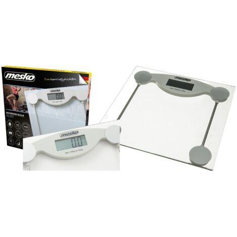 BÁSCULA DE BAÑO ELECTRÓNICA HASTA 150kg/100g MESKO  MS8137