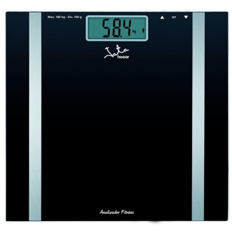 Báscula de Baño electrónica Max 180Kg JATA 531   Negro