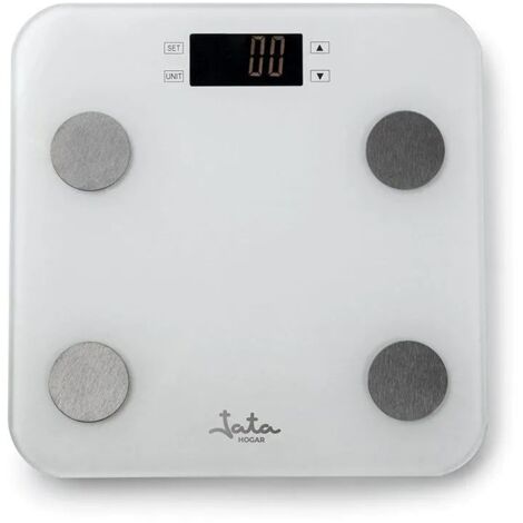 Báscula de Baño electrónica Max 180Kg JATA HBAS1501   Blanco