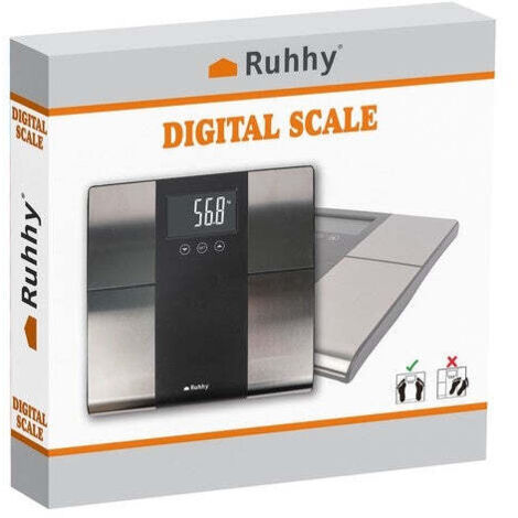 Báscula de baño LCD - Analítica Ruhhy 24638