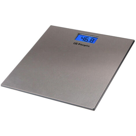 Báscula de Baño Orbegozo PB-2222 A/ Hasta 150kg/ Gris