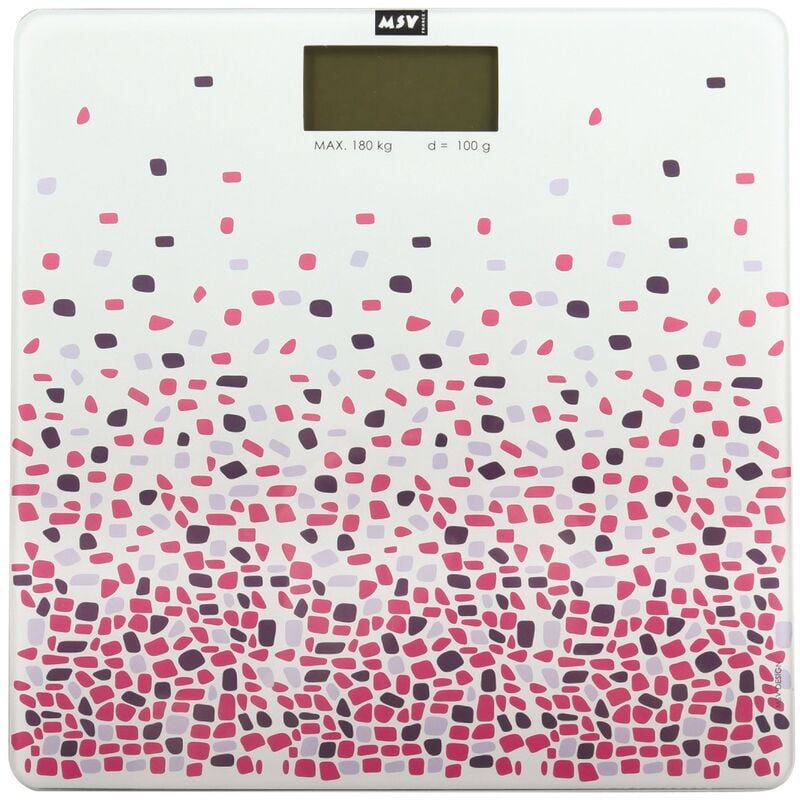 

Báscula de baño BREST Rosa (29 x 29 cm) . - MSV