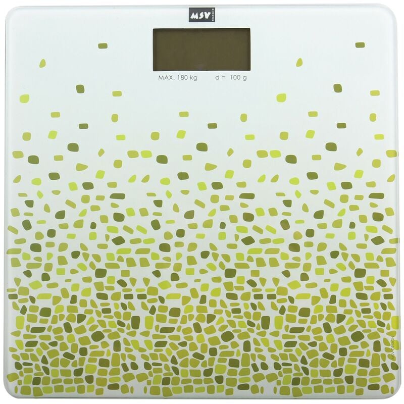 

Báscula de baño BREST Verde (29 x 29 cm) . - MSV