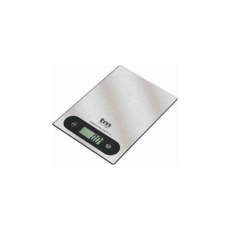

TM Electron TMPBS025 báscula de cocina digital compacta en acero inoxidable ideal para repostería y alimentos