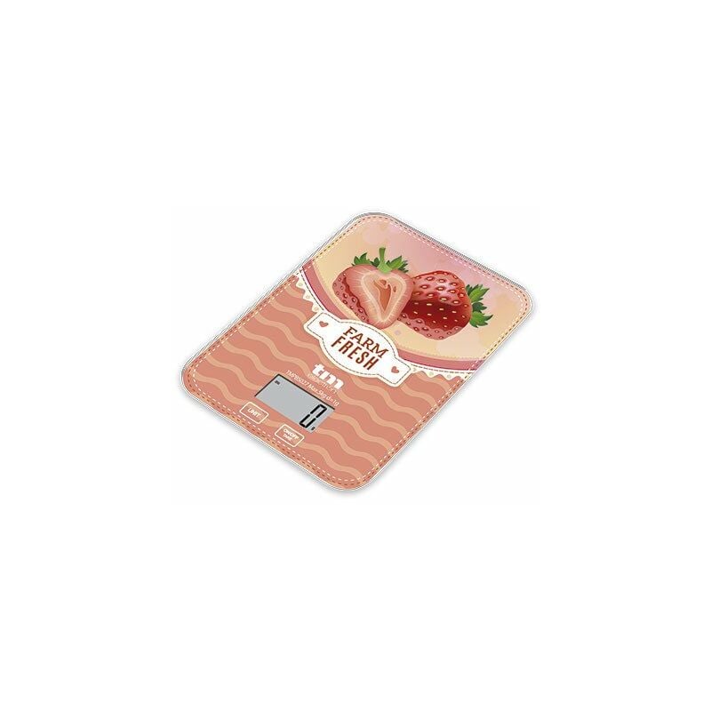 

TMPBS027 báscula de Cocina con display Digital, Ultra Delgada con diseño fesas Vintage, 4 sensores, vuelta a 0, ideal para repostería y Alimentos