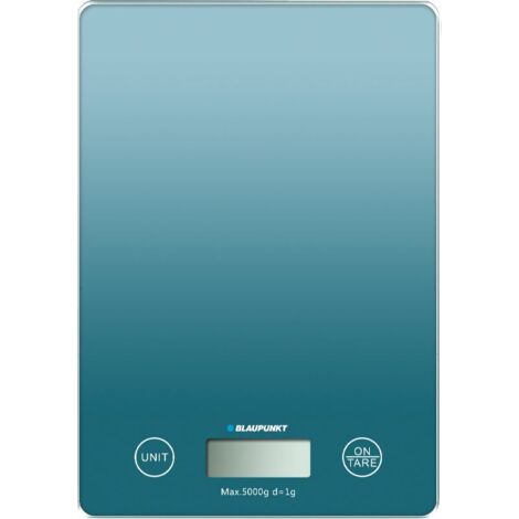 Bascula de cocina blaupunkt 5 kg - pantalla digital - superficie cristal