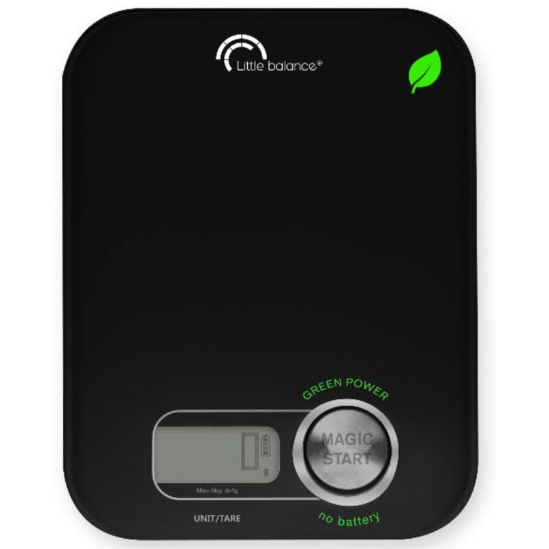 Little Balance - Báscula de cocina electrónica 5kg - 1g negra - 8197