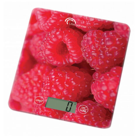 Báscula de cocina electrónica 5kg-1g roja - 8102 - little balance -