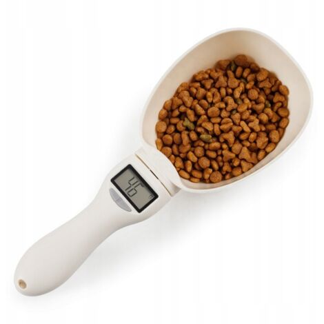 Báscula de cocina electrónica con cuchara de mano y pantalla LCD 800g XL